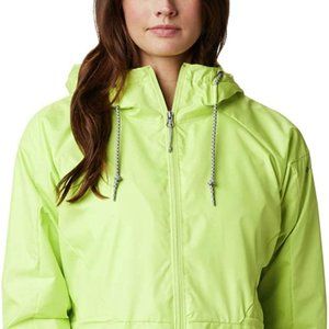 🆕Columbia Women’s Side Hill Fleece Lined Windbreaker, XL - Voltage, Authentic